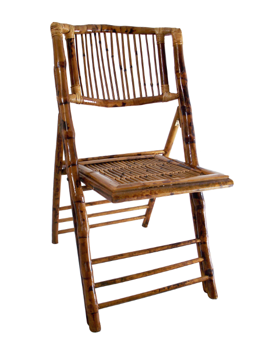 Bamboo Folding Chair This Is Media G K Event Rentals