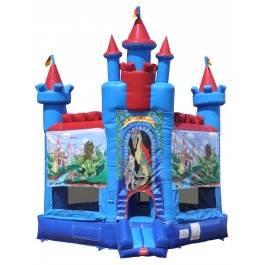 Brave Knight Castle Inflatable