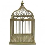 Metal Bird Cage Card Holder