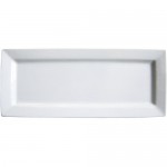 White rectangular 6in tray