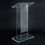 acrylic clear podium