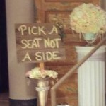 sign pick a seat
