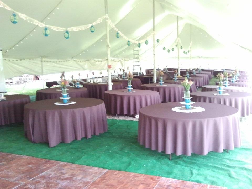 Large June Tent Wedding