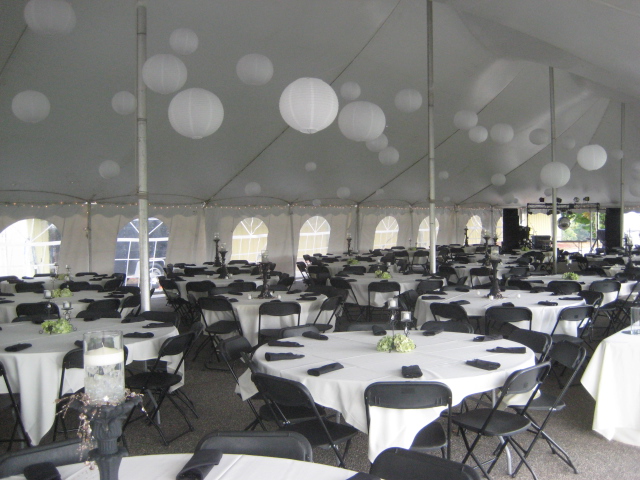 Golf Course Tent Wedding