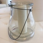 Clear Glass Hanging Lantern