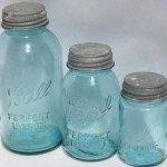 Mason Jar blue various