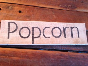 Sign Popcorn