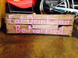 Sign eatdrinkandbemarried