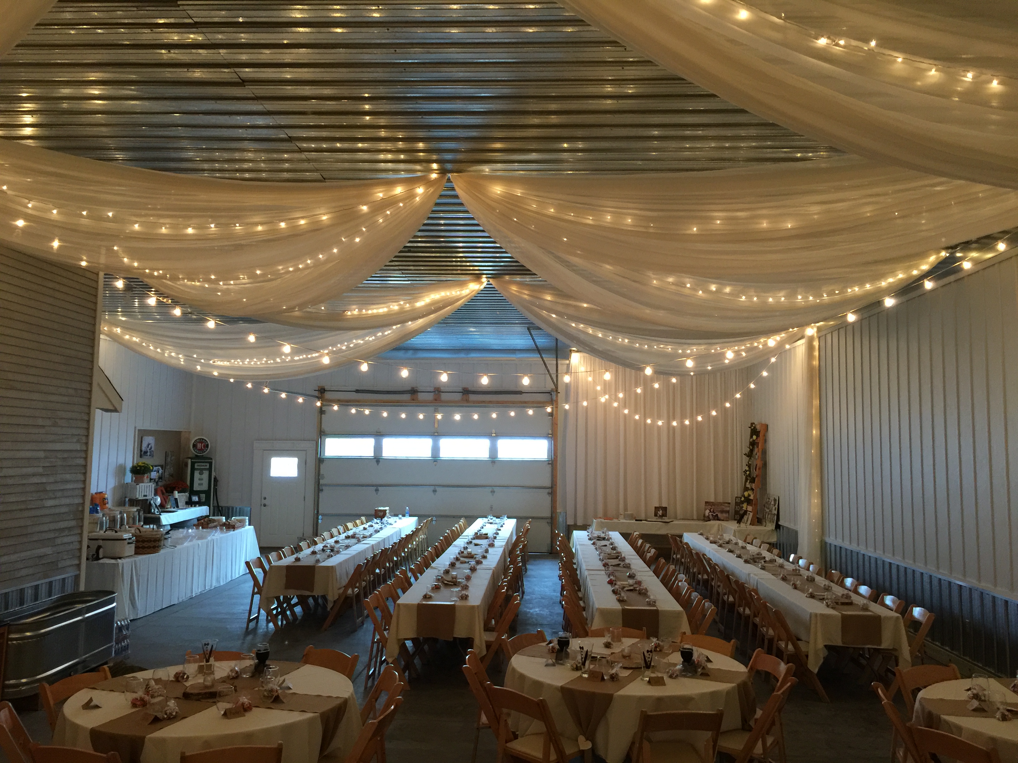 Machine Shed Weddings! - Rent Today! - G &amp; K Event Rentals